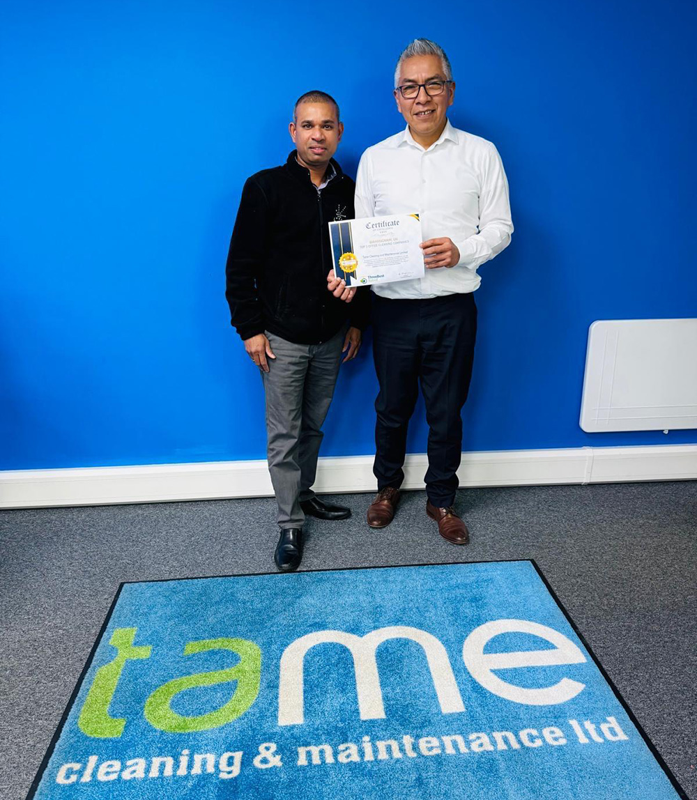 Top 3 Cleaning Companies In Birmingham Award